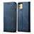 Cloth Case Stands Flip Cover B01S for Vivo V23 Pro 5G Blue