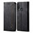 Cloth Case Stands Flip Cover B01S for Vivo Y11 Black