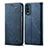 Cloth Case Stands Flip Cover B01S for Vivo Y12s Blue