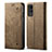 Cloth Case Stands Flip Cover B01S for Vivo Y31 (2021) Khaki