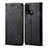 Cloth Case Stands Flip Cover B01S for Vivo Y50 Black