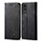 Cloth Case Stands Flip Cover B01S for Vivo Y53s NFC Black