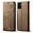 Cloth Case Stands Flip Cover B01S for Vivo Y75 4G Khaki