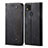 Cloth Case Stands Flip Cover B01S for Xiaomi POCO C3 Black