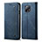 Cloth Case Stands Flip Cover B01S for Xiaomi Redmi 10X 5G Blue