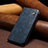 Cloth Case Stands Flip Cover B02S for Xiaomi Poco C65 Blue