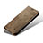 Cloth Case Stands Flip Cover B03S for Samsung Galaxy S21 5G Khaki