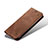 Cloth Case Stands Flip Cover B03S for Samsung Galaxy S23 Ultra 5G Brown