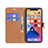 Cloth Case Stands Flip Cover for Apple iPhone 13 Blue