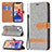 Cloth Case Stands Flip Cover for Apple iPhone 13 Gray