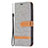 Cloth Case Stands Flip Cover for Apple iPhone 13 Gray