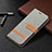 Cloth Case Stands Flip Cover for Apple iPhone 13 Gray