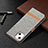 Cloth Case Stands Flip Cover for Apple iPhone 13 Gray