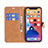 Cloth Case Stands Flip Cover for Apple iPhone 13 Mini Brown