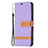 Cloth Case Stands Flip Cover for Apple iPhone 13 Mini Purple