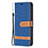 Cloth Case Stands Flip Cover for Apple iPhone 13 Pro Blue