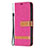 Cloth Case Stands Flip Cover for Apple iPhone 13 Pro Hot Pink