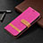 Cloth Case Stands Flip Cover for Apple iPhone 13 Pro Hot Pink