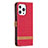 Cloth Case Stands Flip Cover for Apple iPhone 13 Pro Max Red