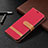 Cloth Case Stands Flip Cover for Apple iPhone 13 Pro Max Red