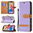 Cloth Case Stands Flip Cover for Apple iPhone 13 Pro Purple