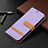 Cloth Case Stands Flip Cover for Apple iPhone 13 Pro Purple