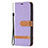 Cloth Case Stands Flip Cover for Apple iPhone 14 Pro Purple