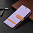 Cloth Case Stands Flip Cover for Apple iPhone 14 Pro Purple