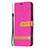 Cloth Case Stands Flip Cover for Apple iPhone 15 Hot Pink