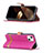 Cloth Case Stands Flip Cover for Apple iPhone 15 Hot Pink