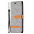 Cloth Case Stands Flip Cover for Apple iPhone 15 Plus Gray