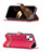 Cloth Case Stands Flip Cover for Apple iPhone 15 Plus Red