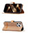 Cloth Case Stands Flip Cover for Apple iPhone 15 Pro Max Brown