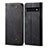 Cloth Case Stands Flip Cover for Google Pixel 6 5G Black