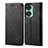 Cloth Case Stands Flip Cover for Huawei Nova 11 SE Black