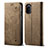 Cloth Case Stands Flip Cover for Huawei Nova 9 SE Khaki