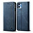 Cloth Case Stands Flip Cover for OnePlus Nord CE 2 5G Blue