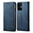 Cloth Case Stands Flip Cover for OnePlus Nord CE 3 5G Blue