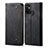 Cloth Case Stands Flip Cover for Oppo A11s Black