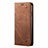 Cloth Case Stands Flip Cover for Oppo A5 Brown