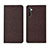 Cloth Case Stands Flip Cover for Oppo K5 Brown