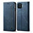 Cloth Case Stands Flip Cover for Oppo Reno4 Lite Blue