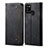 Cloth Case Stands Flip Cover for Realme 7i Black