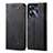 Cloth Case Stands Flip Cover for Realme Narzo N55 Black