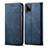 Cloth Case Stands Flip Cover for Samsung Galaxy A12 5G Blue