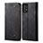 Cloth Case Stands Flip Cover for Samsung Galaxy A72 4G Black