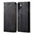 Cloth Case Stands Flip Cover for Samsung Galaxy M32 5G Black