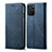 Cloth Case Stands Flip Cover for Samsung Galaxy M80S Blue