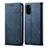 Cloth Case Stands Flip Cover for Samsung Galaxy S20 Lite 5G Blue