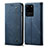 Cloth Case Stands Flip Cover for Samsung Galaxy S20 Ultra 5G Blue